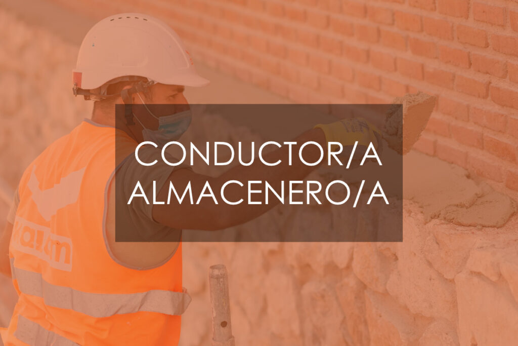 Oferta de empleo_ Conductor-a Almacenero-a